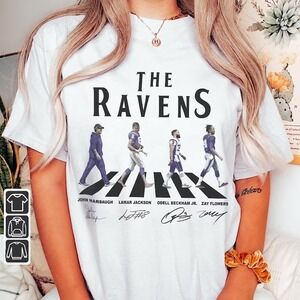 Ravens Walking Abbey Road Signatures Football Shirt
